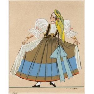 Zofia Stryjeńska (1894 - 1976), Strój Śląski