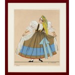 Zofia Stryjeńska (1894 - 1976), "Silesian Costume".