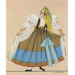 Zofia Stryjeńska (1894 - 1976), Strój Śląski