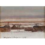 Wlastimil Hofman (1881 - 1970), "Winter Landscape."