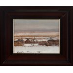 Wlastimil Hofman (1881 - 1970), "Winter Landscape."