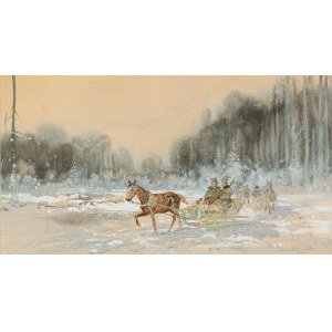 Julius Holzmüller (1876 - 1932), Return from the Hunt.