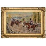 Mieczyslaw Krzyzak (1914 - 1984), "Charge in the Somosierra Gorge".