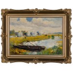 Jerzy Potrzebowski (1921 - 1974), Spring by the Pond.