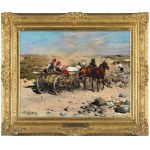 Alfred Wierusz-Kowalski, WESOŁA JAZDA / Veselá jízda, cca 1885