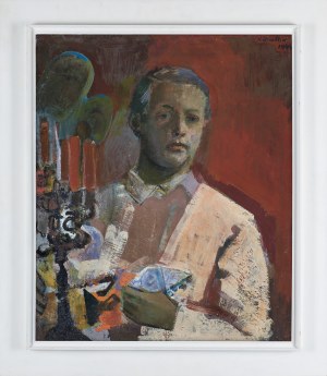 Rajmund Kanelba, AUTOPORTRET W CZERWIENI, 1944