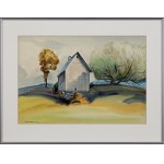 Raphael Malczewski, THE LONE HOUSE BETWEEN THE DRIVES, 1945-1950s