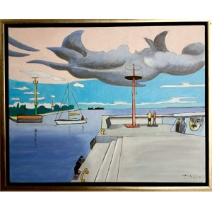 Czesław Tumielewicz, Hel im Hafen,