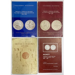 Mennica Olkuska, Kurpiewski i Monety Muzeum w Płocku - zestaw (4szt)