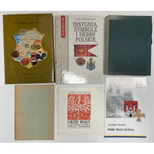 Herby miast, symbole, insygnia - zestaw (6szt)