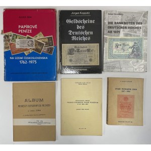 Pieniądz papierowy - polski i zagraniczny - zestaw (6szt)