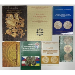 Zestaw literatury numizmatycznej (7szt)