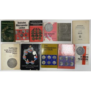 Niemieckojęzyczna literatura numizmatyczna - zestaw (11szt)