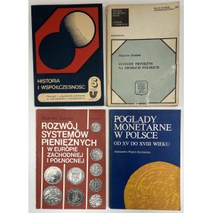 Systemy pieniężna i poglądy monetarne - zestaw (4szt)