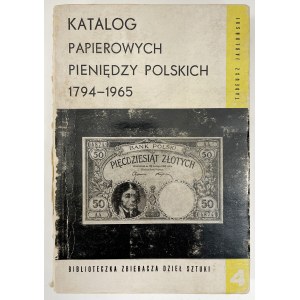 Catalog of Polish paper money 1794-1965, T. Jablonski