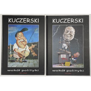 Caricatures Around Politics - Leslaw Kuczerski - part 1 and 2 - set (2pcs)