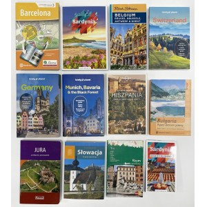 Barcelona, Sardinia, Belgium... - guidebooks - set (12pcs)