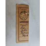 VOUCHER STAMPS RIBNIK 1924