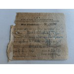 BLANKET TICKET PKP KRAKOW 1936