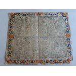 WALL CALENDAR 1945