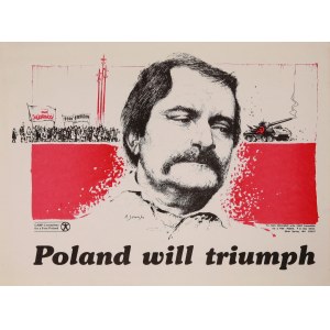 proj. M. JAROSZKO, Poland will triumph. CARP (Committee for a Free Poland), 1980s.