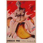 proj. Rafał OLBIŃSKI (b. 1943), Culture - Privilege of All, UNESCO, 1982