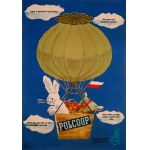 Polcoop - advertising poster, 1960s.
