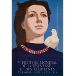 proj. Wojciech FANGOR (1922-2015), Jerzy TCHÓRZEWSKI (1928-1999), 5th World Festival of Youth and Students, 1955