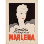 proj. Jan MUCHARSKI (1900-1981), Marlena, "Cosmetics of a Beautiful Lady," Warsaw, 1947