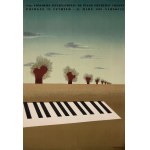 designed by Tadeusz TREPKOWSKI (1914-1954), 5th International Fryderyk Chopin Piano Competition, 1954.