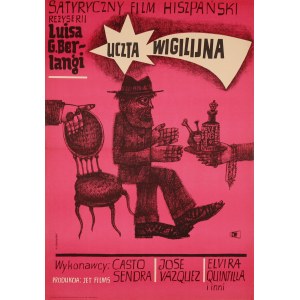 proj. Marian STACHURSKI (1931-1980), Uczta wigilijna, 1964