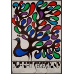 designed by Hubert HILSCHER (1924-1999), Art Nouveau poster, Wilanów Poster Museum, 1971