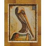 Wojciech Brewka, Pelican - from a series of bird portraits