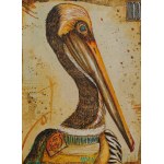 Wojciech Brewka, Pelican - from a series of bird portraits