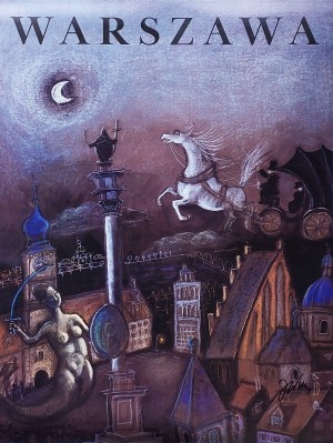 Józef Wilkoń, Warszawa, odręcznie sygnowany
