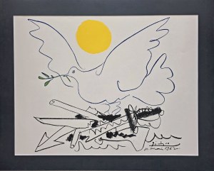 Pablo Picasso (1881-1973), Colombe au Soleil (Pour La Paix), 1962