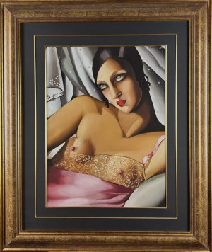 Tamara Łempicka (1898-1980), La Chemise Rose (Różowa koszulka) 2011 (1927)