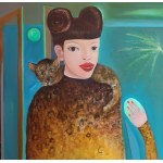 Elizabeth Grzybek, cat lady, 2021