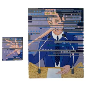 Mariusz Drabarek, Politician (diptych), 2025