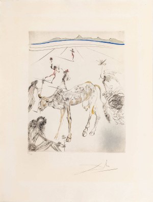 Salvador Dali, Święta krowa 35z145, 1969