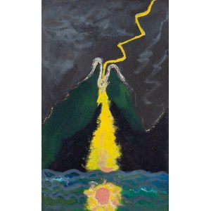 Agnieszka Niziurska (b. 1955, Warsaw), Obawa na szczycie, 1985.