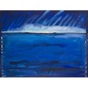 Jacek Ziemiński (geb. 1953, Warschau), Blaue Landschaft, 1983