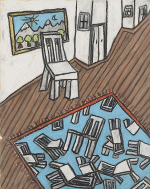 Mariusz Kruk (ur. 1952, Poznań), Krzesła, 1990