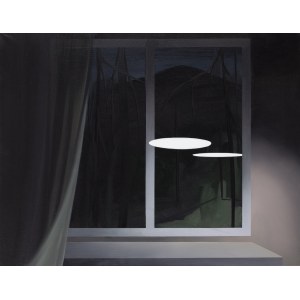 Olga Pawłowska (nar. 1988, Krakov), Okno s výhľadom na Luboń, 2025