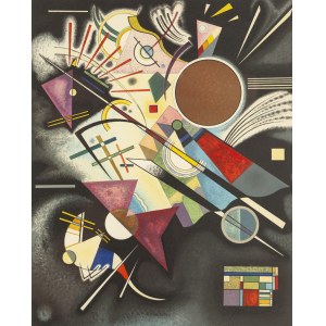 Wassily Kandinsky (1866 - 1944 Neuilly-sur-Seine), Accompagnament en noir, 1924/1960