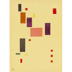 Wassily Kandinsky (1866 - 1944 Neuilly-sur-Seine), Found Jaune, 1931/1953