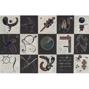 Wassily Kandinsky (1866 - 1944 Neuilly-sur-Seine), Quinze (Piętnaście), 1938/1957