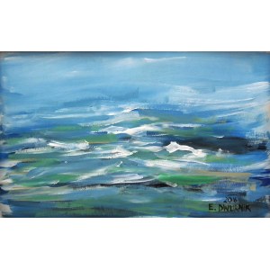 Edward Dwurnik (1943-2018), Paesaggio, 2016