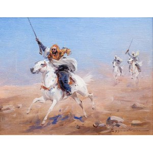 Czesław (I.Zygmuntowicz) Wasilewski (1875-1947), Arabi nel deserto,