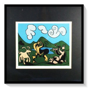 Pablo Picasso (1881-1973) 'Faunes et chevre 1959' (Faune et chèvre)